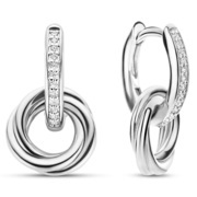 TI SENTO-Milano 7857ZI Earrings silver-zirconia 16 mm