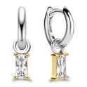 TI SENTO-Milano 7866ZY Earrings silver-zirconia gold and silver colored