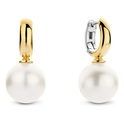 TI SENTO-Milano 7871PW Earrings silver-pearl gold-coloured-white 16 x 33 mm