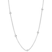 TI SENTO-Milano 3978ZI Necklace silver-zirconia 2.6 mm