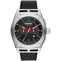 Diesel DZ4543 Watch Timeframe Chrono steel-leather silver-coloured-black 48 mm