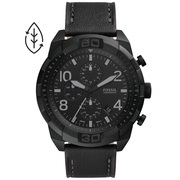 Fossil FS5874 Watch Bronson Chrono steel-leather black 50 mm