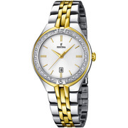 Festina F16868/1 Watch Mademoiselle steel silver and gold colored 32.5 mm