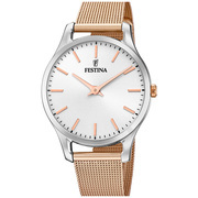 Festina F20506/1 Watch Boyfriend steel silver and rose colored 34 mm
