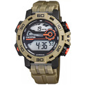 Calypso K5809/3 Watch Digital plastic-rubber army brown 52 mm