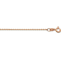 Necklace Anchor diamond rose gold 1.1 mm