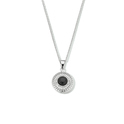 Necklace Silver Onyx 1.2 mm 41 + 4 cm