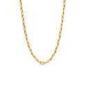 Necklace Anchor Link Round Tube yellow gold 5.8 mm 45 cm