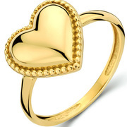 Ring Heart yellow gold 11.5 x 12 mm