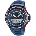 Calypso K5768/3 Watch Street Style Digital-Analogue plastic-rubber blue-red 53 mm