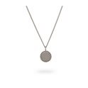 24Kae 32423S Necklace Coin silver silver colored
