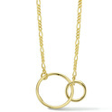 Necklace Gold Colored Rounds 1.6 mm 41 + 4 cm