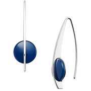 Skagen SKJ1293040 Earrings Sea Glass steel-glass blue
