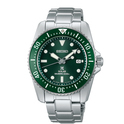Seiko SNE583P1 Watch Prospex Solar steel silver-green 38.5 mm
