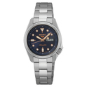 Seiko SRE003K1 5 Sports Watch Automatic silver-coloured-blue 28 mm
