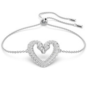 Swarovski 5625534 Bracelet Una Heart silver-coloured-white