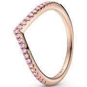 Pandora 186316C02 Ring Wish Sparkling Pink silver-zirconia rose-colored-pink