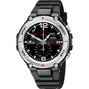 Lotus 50024/2 Watch Smartime smartwatch plastic black-silver 51 mm