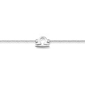JWLS4U ZB010S Bracelet Zodiac sign Libra silver 17-20 cm