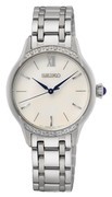 Seiko SRZ543P1 Watch steel silver-coloured mother-of-pearl 29.5 mm