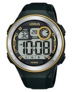 Lorus R2379NX9 Watch digital plastic silicone black 45 mm