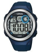 Lorus R2383NX9 Watch digital plastic-silicone blue 45 mm