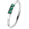 Zinzi ZIR2127G Ring Chaton silver-coloured stone green