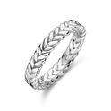 Ring Link motif silver 3.5 mm
