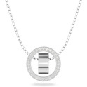 Swarovski 5636501 Necklace Hollow Circle silver-white 75 cm