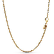 Pandora 369260C00 Necklace Rolo Chain silver gold colored 60 cm