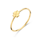 Ring Clover yellow gold 5 x 5 mm