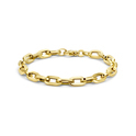 Bracelet Paper clip link yellow gold 6.5 mm 19.5 cm