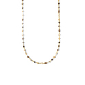 Necklace Fantasy silver-glass gold-coloured-multi-coloured 3.5 mm 40-44 cm