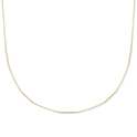 Necklace Bars yellow gold 1.3 mm