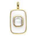 TI SENTO-Milano 6815WA Pendant Mother of Pearl silver gold-and silver-coloured-white 14 x 20 mm