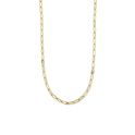 Necklace Paper clip link yellow gold 5.0 mm 44 cm