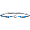 TI SENTO-Milano 2995DB Bracelet Tennis silver-zirconia blue