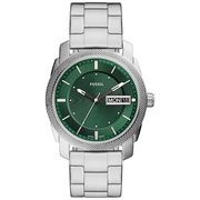 Fossil FS5899 Watch Machine steel silver-green 42 mm