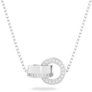 Swarovski 5636497 Necklace Hollow silver-coloured-white 38 cm