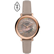 Fossil ES5091 Watch Jacqueline Steel-Leather Rose-Taupe 36 mm