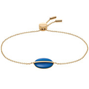 Skagen SKJ1576710 Bracelet Sea Glass steel-glass gold-coloured-blue