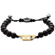Diesel DX1341040 Bracelet Beads steel black-gold and silver-coloured