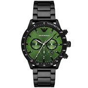 Emporio Armani AR11472 Watch Mario Chrono black-green 43 mm