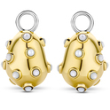 TI SENTO-Milano 9247MW Ear charms Mother of Pearl silver-pearl gold-coloured-white 6 x 10 mm