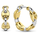 TI SENTO-Milano 7877SY Earrings silver gold and silver colored 5.5 x18 mm