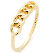 Glow 214.0681 Ring Open Links yellow gold