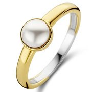 TI SENTO-Milano 12254YP Ring Mother of Pearl silver-mother-of-pearl gold-coloured-white