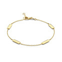 Bracelet Bars yellow gold 17-18.5 cm