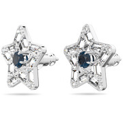 Swarovski 5639188 Stud earrings Stella Star silver-coloured-blue 4 x 16 mm