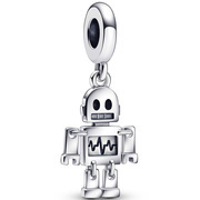 Pandora 792250C01 Hanging charm Bestie Bot Robot silver-enamel
